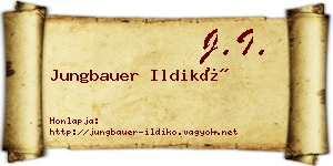 Jungbauer Ildikó névjegykártya